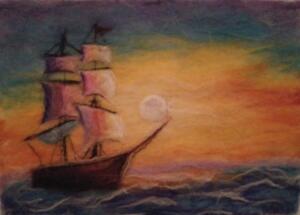 Fabric/Yarn/Fiber:  The Voyage by Samantha Brownson, of Smile Awhile 4-H Club, Outagamie County