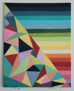 Geometric Shapes by Alexis Lonsdorf (Painting)